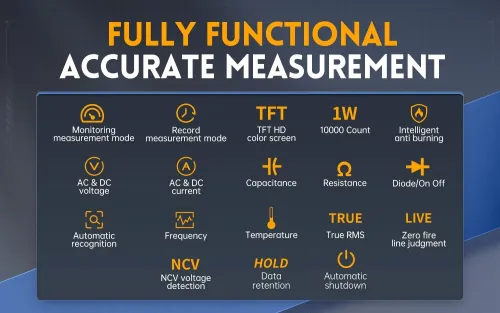 FNIRSI DMT-99 Multimètre numérique intelligent à écran couleur
