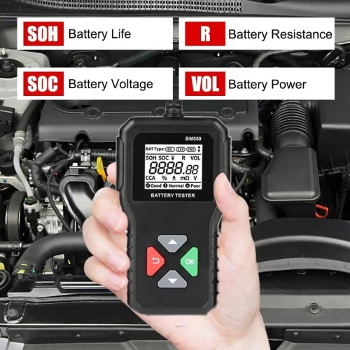 Tester Battery 6V 12v 24V