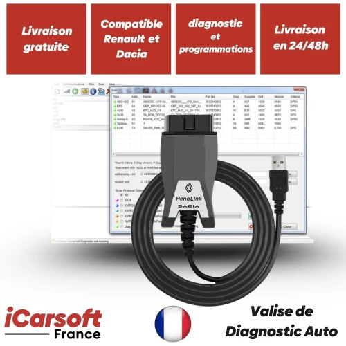 Vgate vLinker FS ELM327 Pour Renault FORD MAZDA FIAT