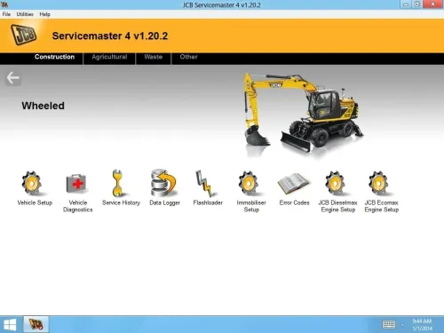 JCB Outil De Service Electronique JCB Avec JCB ServiceMaster 2026