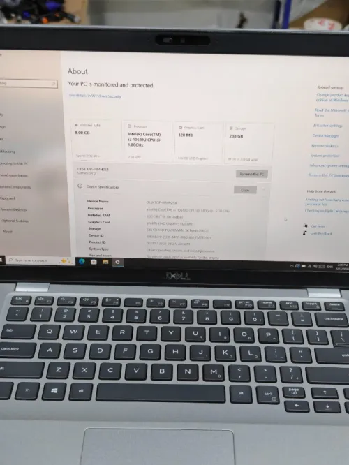 LAPTOP DELL LATITUDE 5410 I7 10610U 8GB 256SSD 14'' FHD