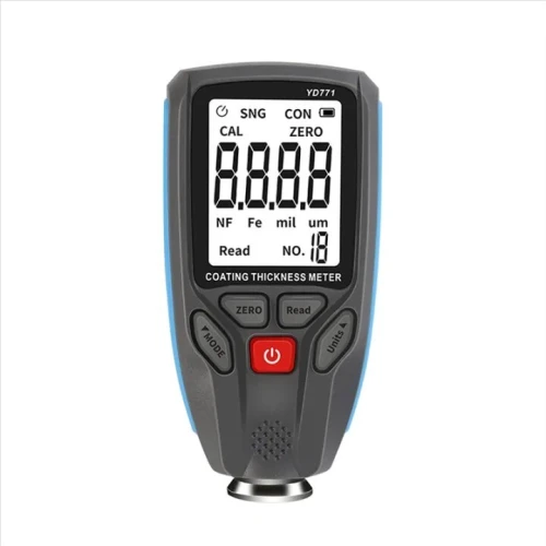YUEDA YD771 Outil de mesure et de test de revêtement automobile FE NFE Jauge d'épaisseur de peinture numérique pour voiture