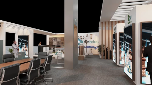 Conception de stand en 3d