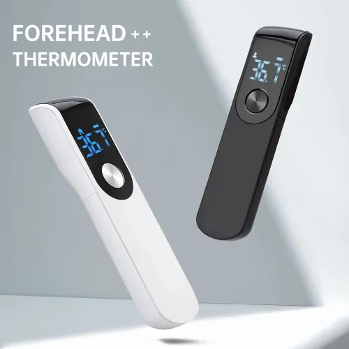 Thermomètre médical infrarouge pour la fièvre, LCD numérique, laser sans contact pour bébé et adulte