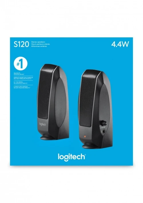  HAUT PARLEUR LOGITECH S120 BLACK 2.0