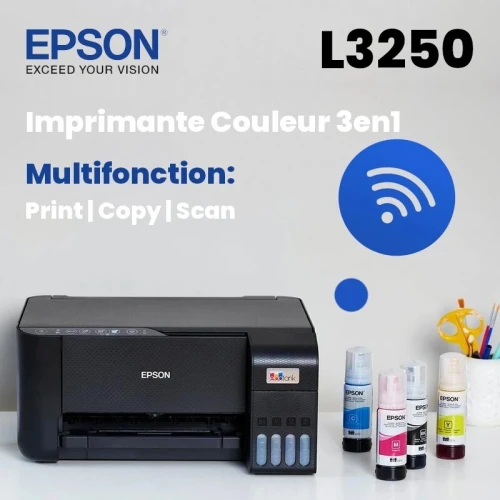 IMPRIMANTE EPSON L3251/L3250 EcoTank A RESERVOIR MULTIFONCTION COULEUR WIFI