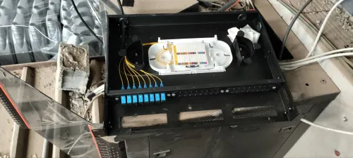 intalationreseux informatique et téléphonique+ soudure fibre optique 