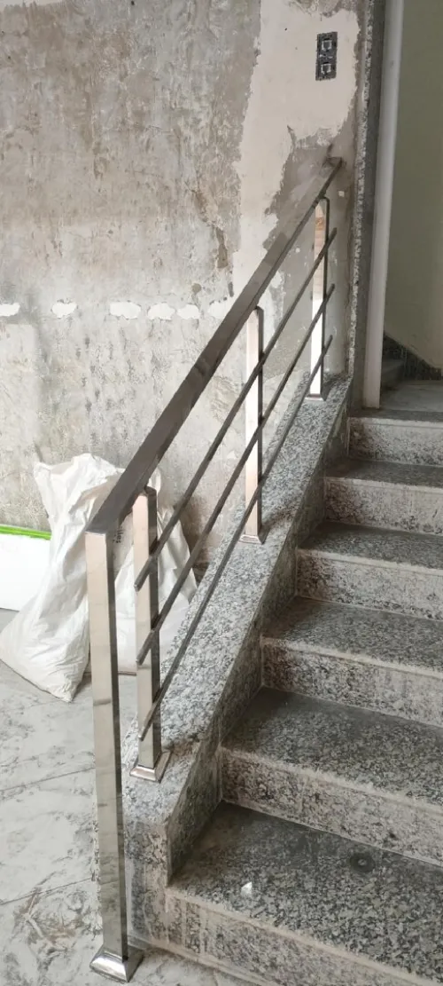 Rempe d'escalier inox 