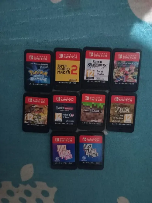 Switch cassettes jeux