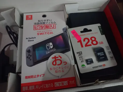 Nintendo switch V2 cartona  flache +40 jeux