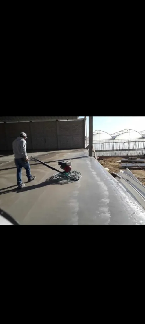 Travaux de Dallage industriel Béton lisse