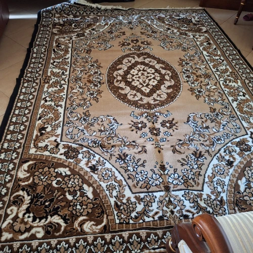 Lot de deux tapis d'importation ( fabriqués en  Belgique)