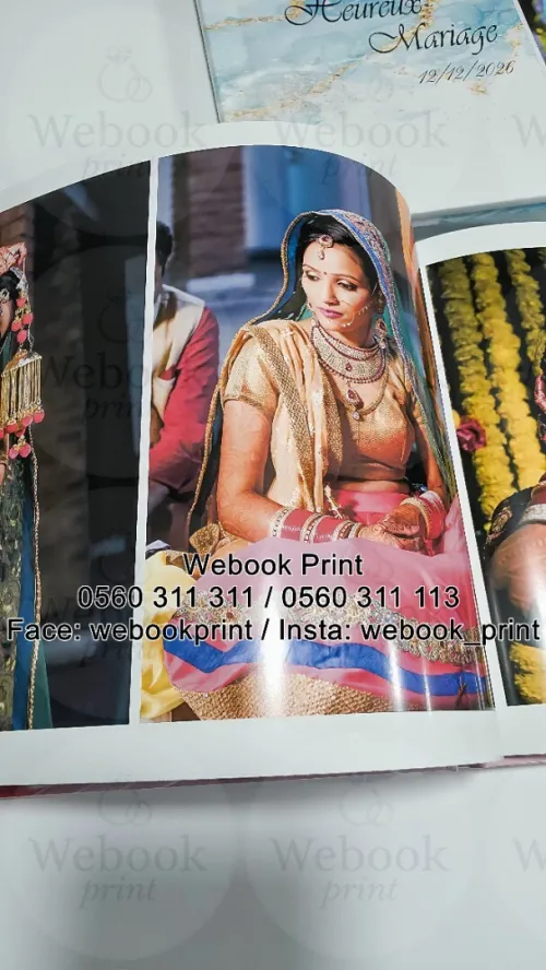 Livre Photo Mariage & Fiançailles : Photobook Finition Haut de Gamme