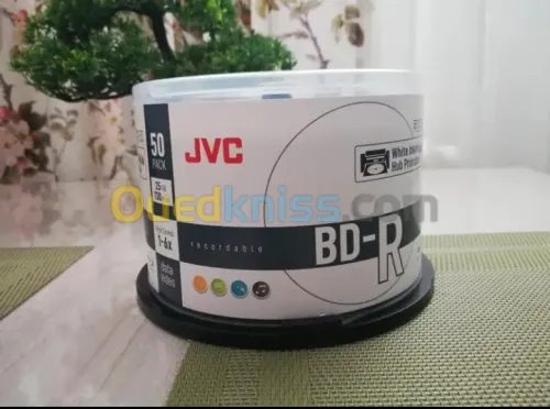 Pack 50 pièces Blu-ray BD-R JVC