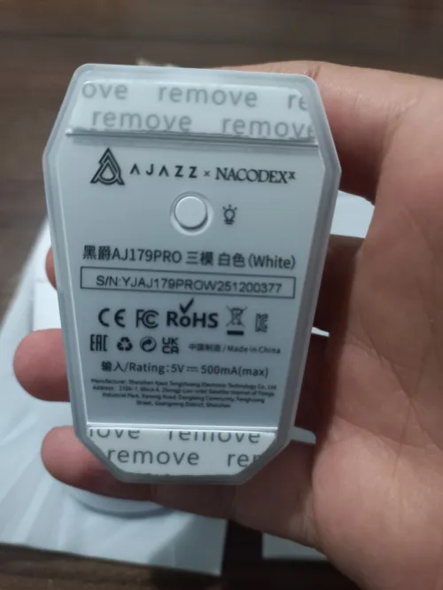 Mouse ajazz aj 179 pro white