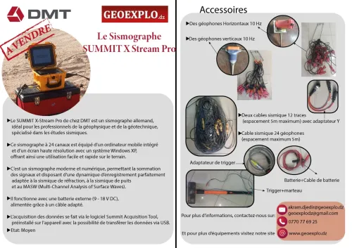Seismograph DMT SUMMIT  X  Stream Pro