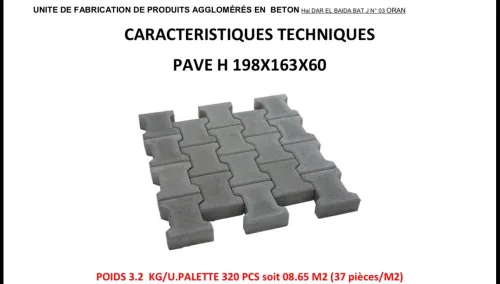 Blocs dagglomeres de beton