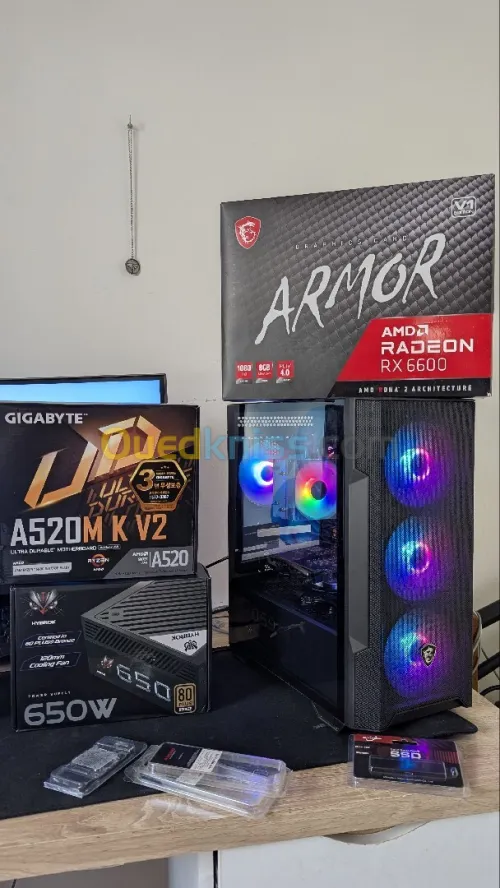 Pc gamer neuf jamais utilisé (Rx 6600& Ryzen 5500
