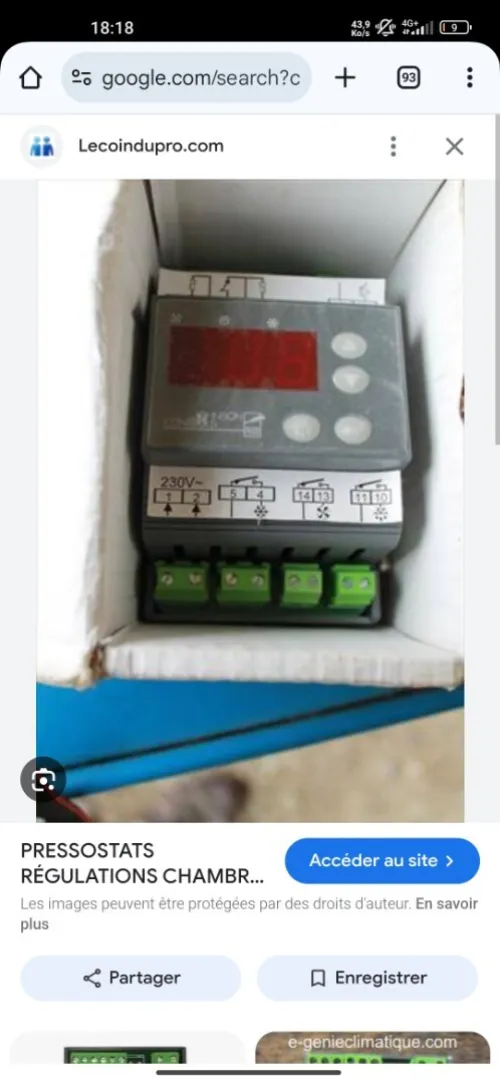 contacteur  relais thermique 