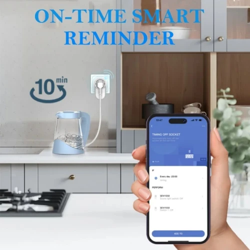 Ldnio prise smart wifi controle lampe led 