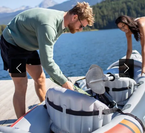 KAYAK DAKOTA K2 - gonflable pour 2 personnes a vendre avec 2 pagaies et 1 gonfleur offert 1.7L