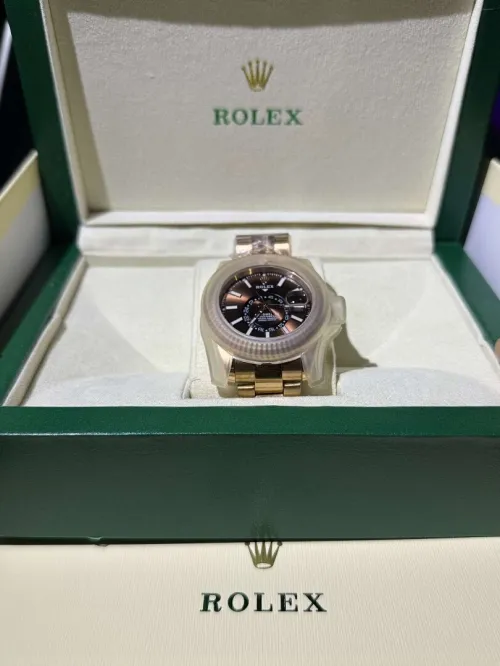 Montre Rolex Sky-Dweller Everose Gold / Chocolate
