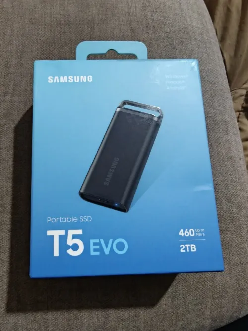 Samsung T5 EVO Portable SSD 2TB, USB 3.2 Gen 1 External