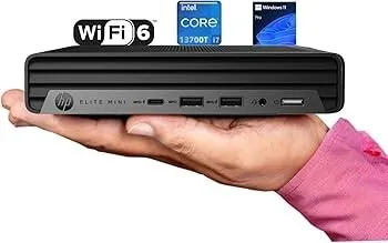HP ELITE MINI 800 G9  CORE I7 12TH GEN Ram 16GB 256GB NVME WIN 11 Entreprise