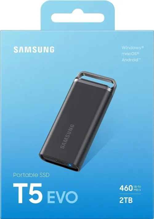 Samsung T5 EVO Portable SSD 2TB, USB 3.2 Gen 1 External