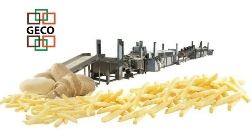 Ligne de Fabrication de frittes fraiche Capacité 1- 1.5 T/ H   خط انتاج البطاطا سعة 1-1.5 طن / سا