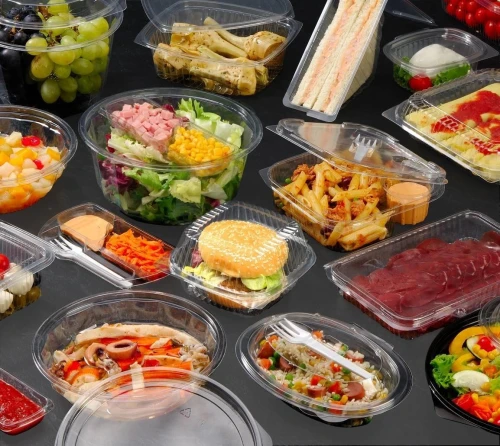 Machine de fabrication des boites alimentaires en plastique PET   آلة صنع علب الطعام البلاستيكية 