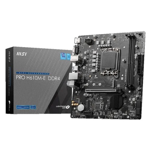 PC GAMER / I5-12400F-MSI PRO H610M-E -RAM 16GO DDR4 - SSD 256GB - MSI RTX 5050 OC 8GB-PSU 650W-BOITIER