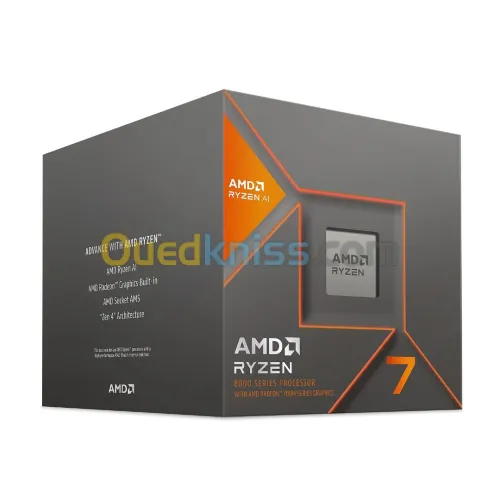 PROCESSEUR AMD Ryzen 7 8700G Wraith Spire (4.2 GHz / 5.1 GHz)