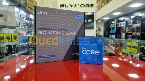 BUNDLE  MSI PRO H610M-E DDR4 +Intel I5 12400F
