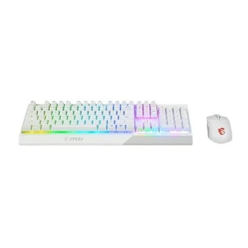 COMBO KEYBOARD+MOUSE MSI VIGIR GK30 WHITE