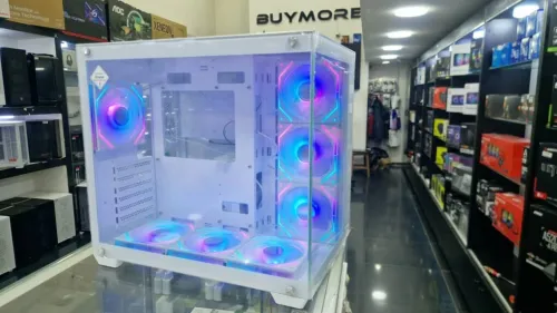 BOITIER MAGMA V5 7FAN ARGB WHITE
