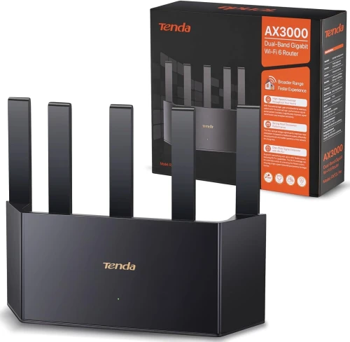    ROUTER TENDA TX12L PRO DUAL BAND GIGABIT AX3000 WIFI 6