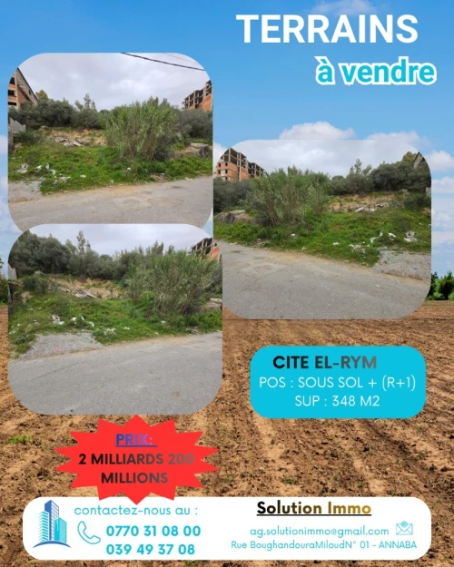 Vente Terrain Annaba Annaba