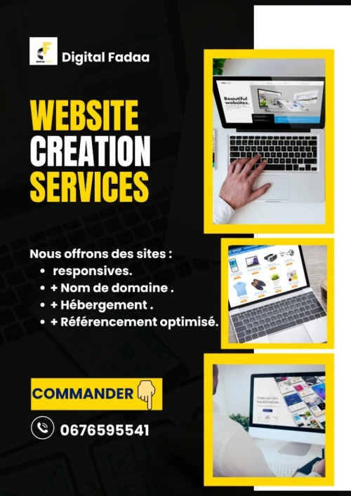Création de Sites Web professionnels et dynamiques