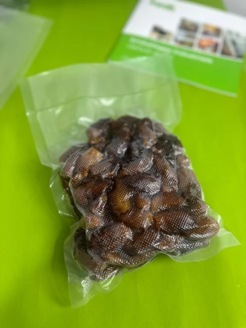Sacs sous vide gaufrés pour dates