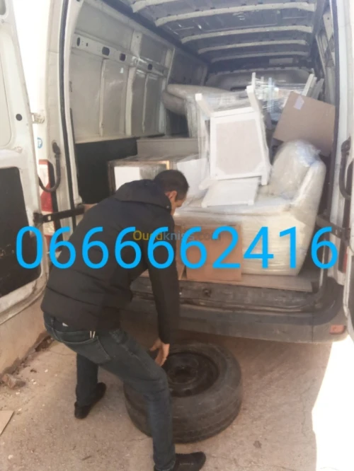 نقل واالترحيل الاثاث باسعار معقولة  TRANSPORT ET DÉMÉNAGEMENT 