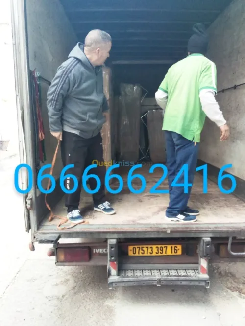 نقل واالترحيل الاثاث باسعار معقولة TRANSPORT ET DÉMÉNAGEMENT |