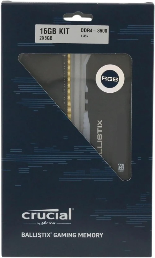 Crucial Ballistix RGB 3000 MHz DDR4 DRAM Desktop Gaming Memory Kit 16GB (8GBx2)