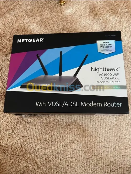 NETGEAR D7000 Nighthawk AC1900 Routeur modem sans fil VDSL/ADSL