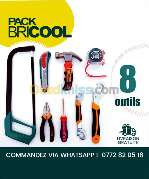 PACK BriCOOL outil/outillage التوصيل مجاني في الجزائر العاصمة