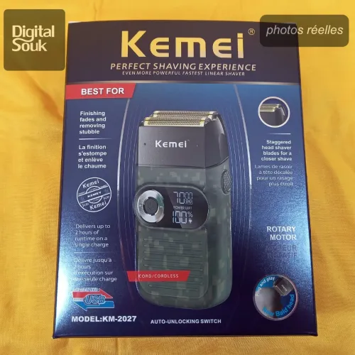 Rasoir Électrique/Kemei + PARFUM