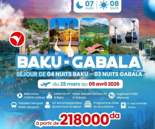 Voyage organisé Azarbaidjan - Les vacances de Mars