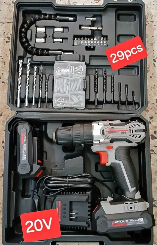 visseuse crown 20v+29pcs  accessoires (CT21102H-2-29)