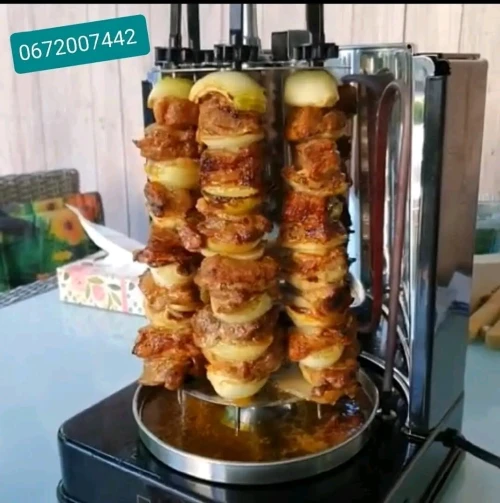 آلة شواء شاورما و كباب و الدجاج boman multi grille 