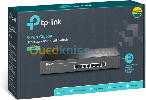 SWITCH 8-PORT GIGABIT TL-SG1008 TP-LINK RACK